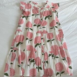 Pink Chicken Pink Hydrangea Dress - Large
